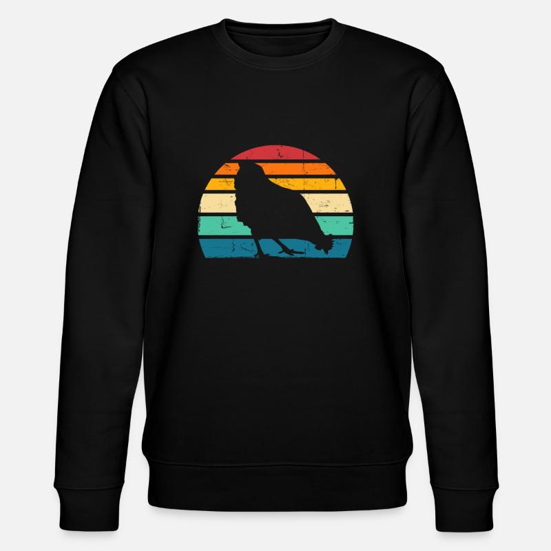 Kylling kyllinger - Stanley/Stella økologisk unisex-sweatshirt CHANGER  - sort