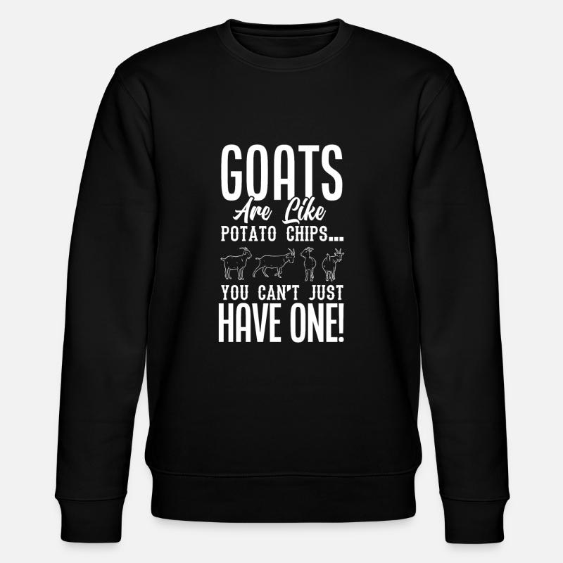 Goat Goat Goats - Stanley/Stella CHANGER Unisex Organic Sweatshirt - black