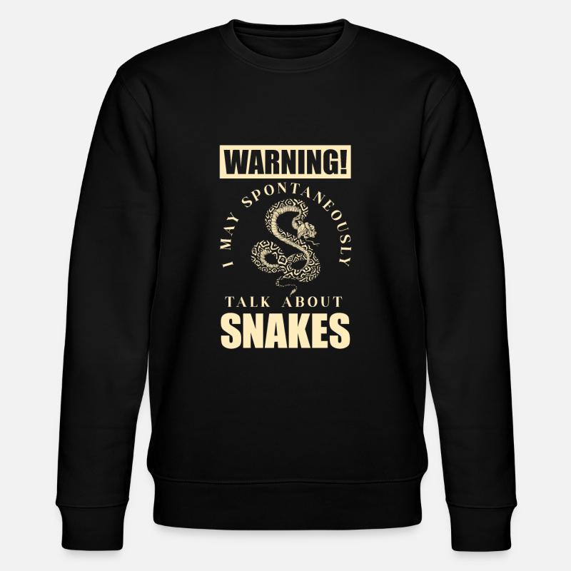 Snake Snake Snake - Stanley/Stella CHANGER Unisex Organic Sweatshirt - black