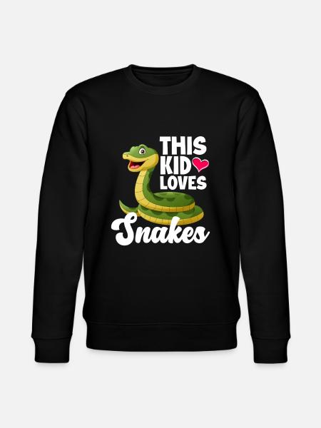 Snake Snake Snake - Stanley/Stella CHANGER Unisex Organic Sweatshirt - black