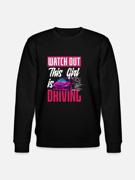 Driver's License Passed Gift - Stanley/Stella CHANGER Unisex Organic Sweatshirt - black