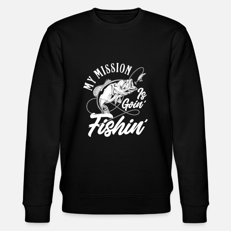 Cadeau de pêcheur drôle - Sweat bio CHANGER Stanley/Stella Unisexe - noir