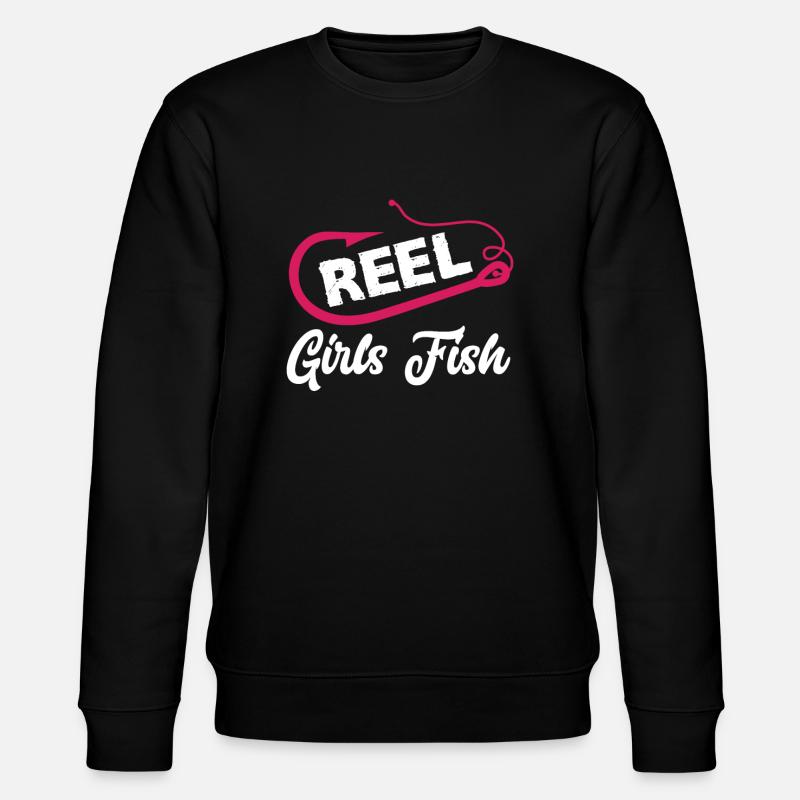 Cadeau amusant de pêcheur - Sweat bio CHANGER Stanley/Stella Unisexe - noir