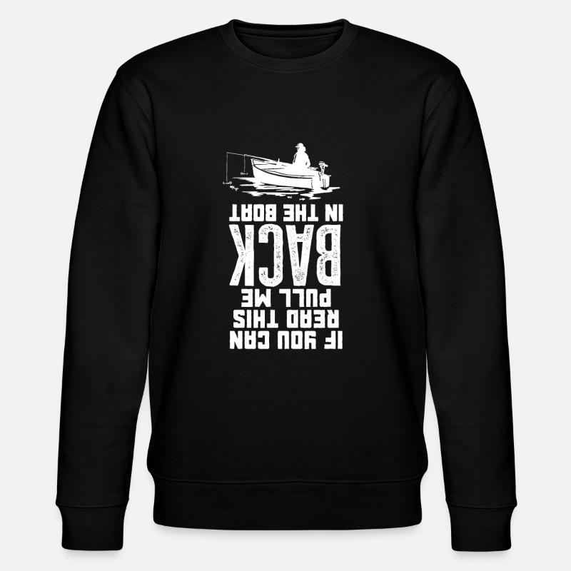 Cadeau amusant de pêcheur - Sweat bio CHANGER Stanley/Stella Unisexe - noir