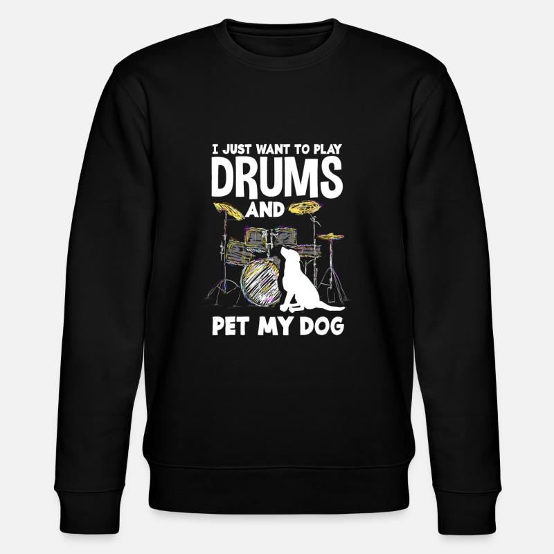 Cadeau de batteur de batterie - Sweat bio CHANGER Stanley/Stella Unisexe - noir