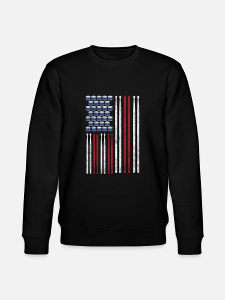 Drums Drummer Gift - Stanley/Stella CHANGER Unisex Organic Sweatshirt - black