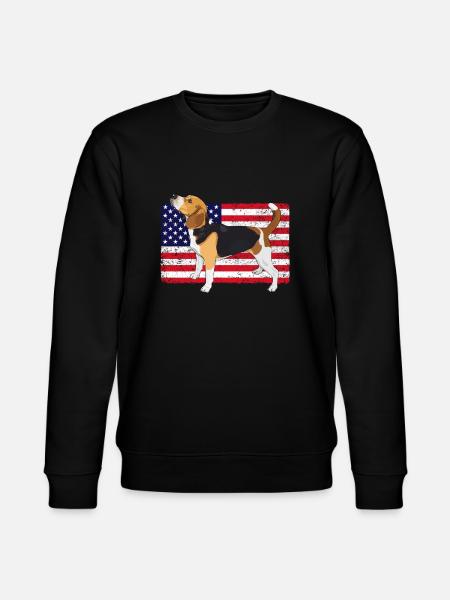 Funny Beagle Gift - Stanley/Stella CHANGER Unisex Organic Sweatshirt - black