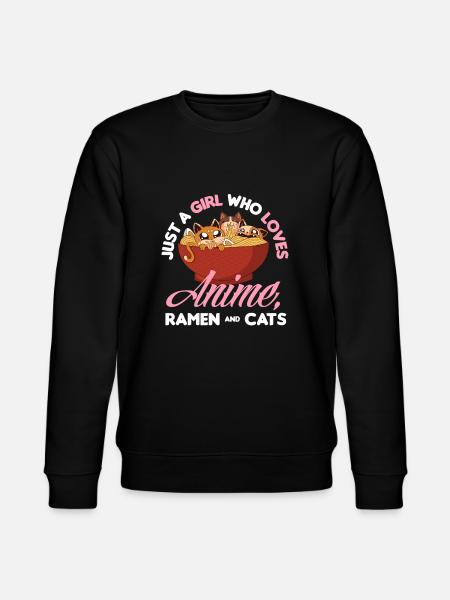 Funny Anime Gift - Stanley/Stella CHANGER Unisex Organic Sweatshirt - black