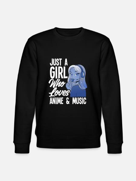 Funny Anime Gift - Stanley/Stella CHANGER Unisex Organic Sweatshirt - black