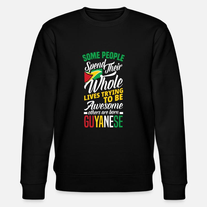 Guyane guyanaise - Sweat bio CHANGER Stanley/Stella Unisexe - noir