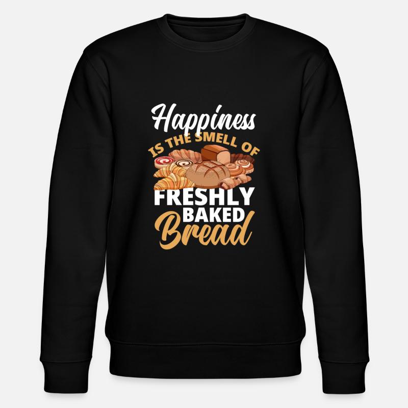 Funny Hobby Baker Gift - Stanley/Stella CHANGER Unisex Organic Sweatshirt - black