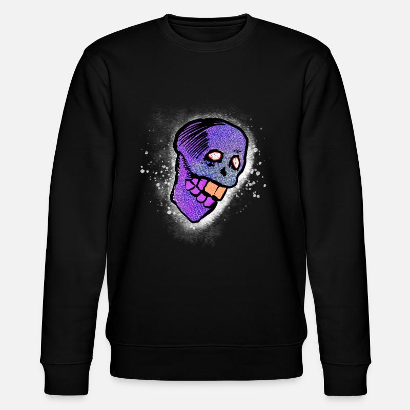 Thug Calavera - Stanley/Stella CHANGER Unisex Organic Sweatshirt - black