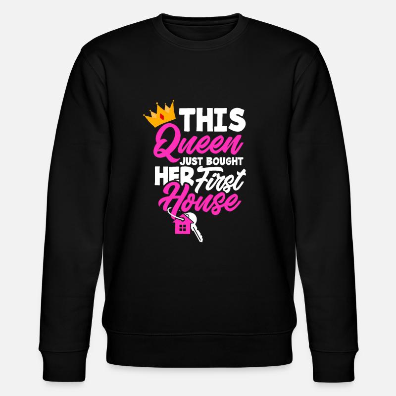 Homeowner Home Purchase Gift - Stanley/Stella CHANGER Unisex Organic Sweatshirt - black