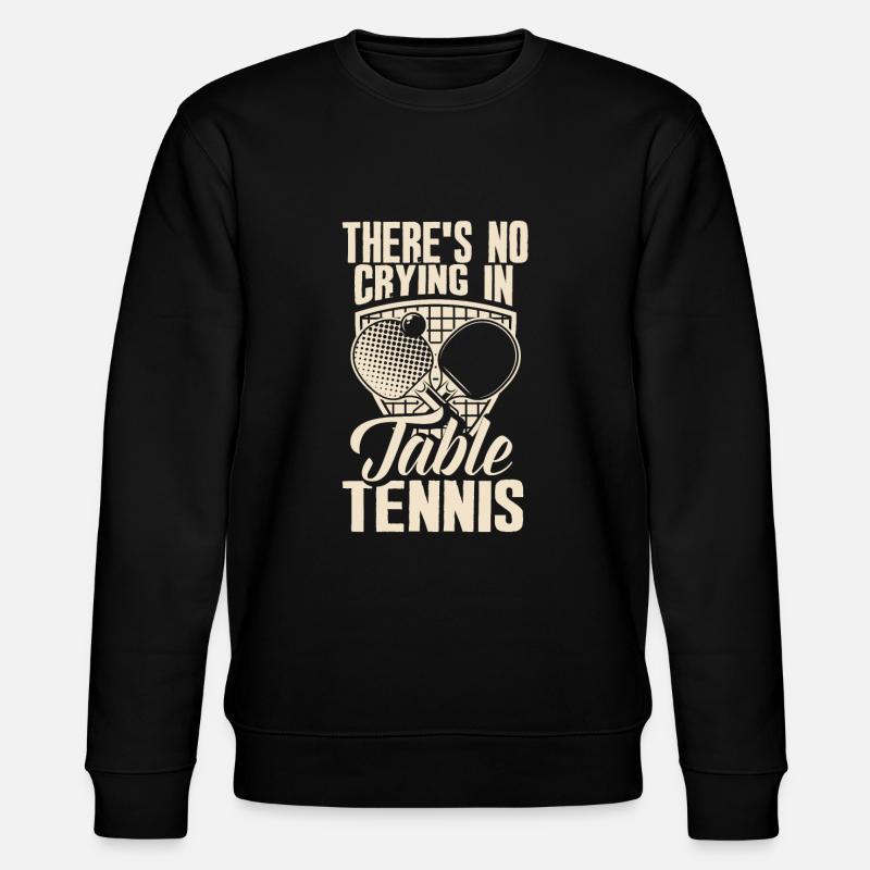 Fun Table Tennis Gift - Stanley/Stella CHANGER Unisex Organic Sweatshirt - black