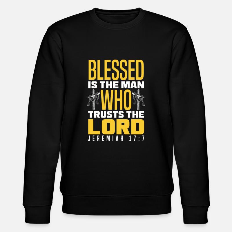 Jésus-Christ-Christ Religion Religieuse - Sweat bio CHANGER Stanley/Stella Unisexe - noir