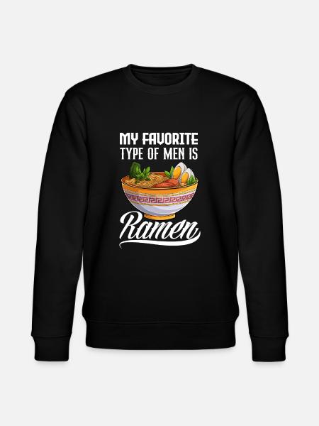 Funny Ramen Lover Gift - Stanley/Stella CHANGER Unisex Organic Sweatshirt - black