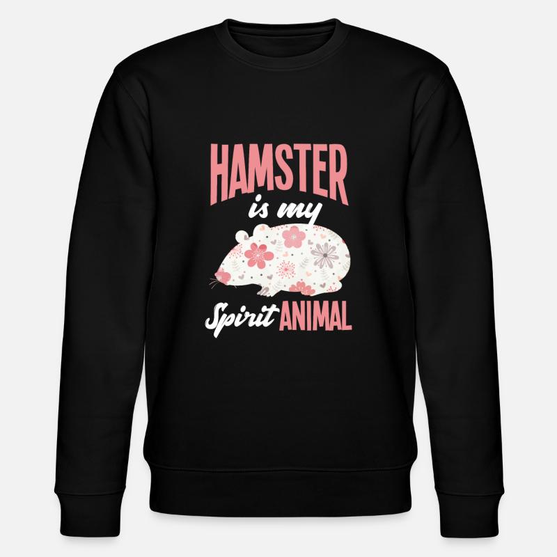 Drôle de cadeau de hamster - Sweat bio CHANGER Stanley/Stella Unisexe - noir