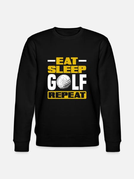 Fun Golf Golf Golfer Gift - Stanley/Stella CHANGER Unisex Organic Sweatshirt - black