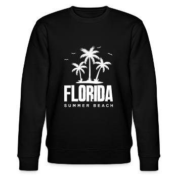Florida - Stanley/Stella CHANGER Unisex Organic Sweatshirt - black - Front - Nik (191cm) & Marisol (170cm)