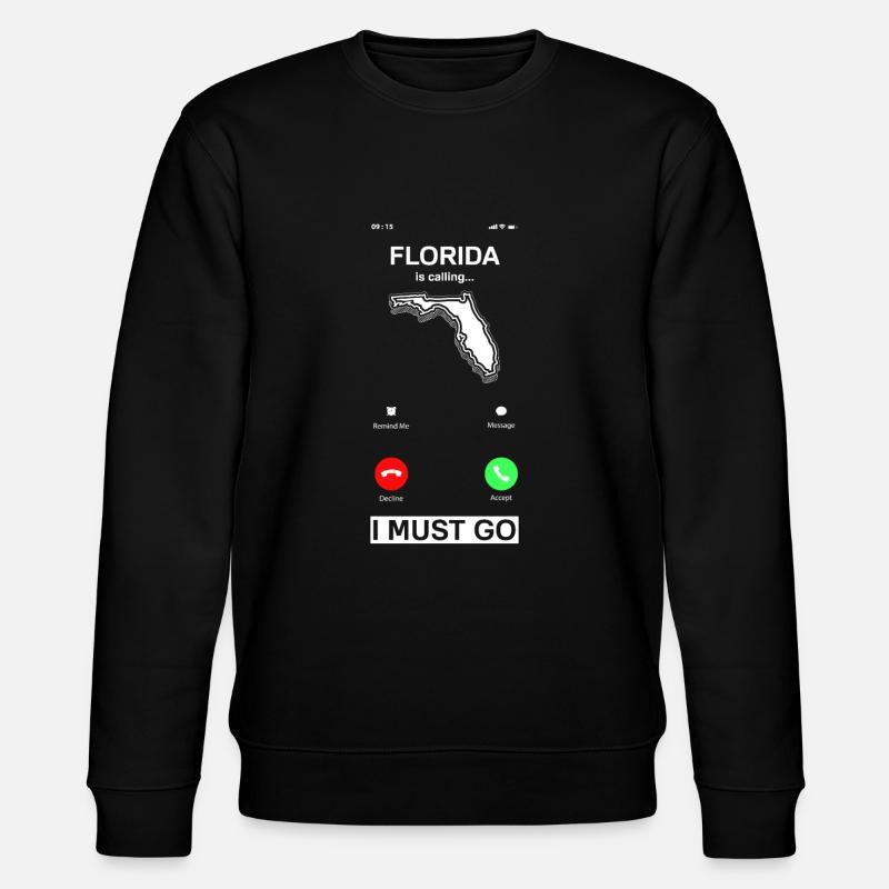 Florida - Stanley/Stella CHANGER Unisex Organic Sweatshirt - black