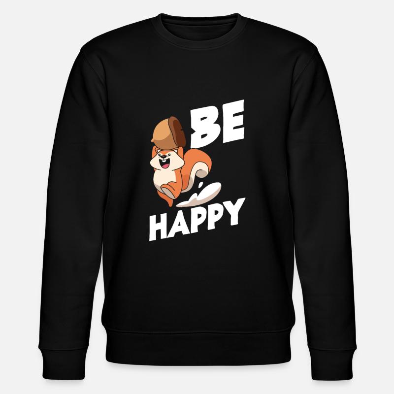 Squirrel - Stanley/Stella CHANGER Unisex Organic Sweatshirt - black