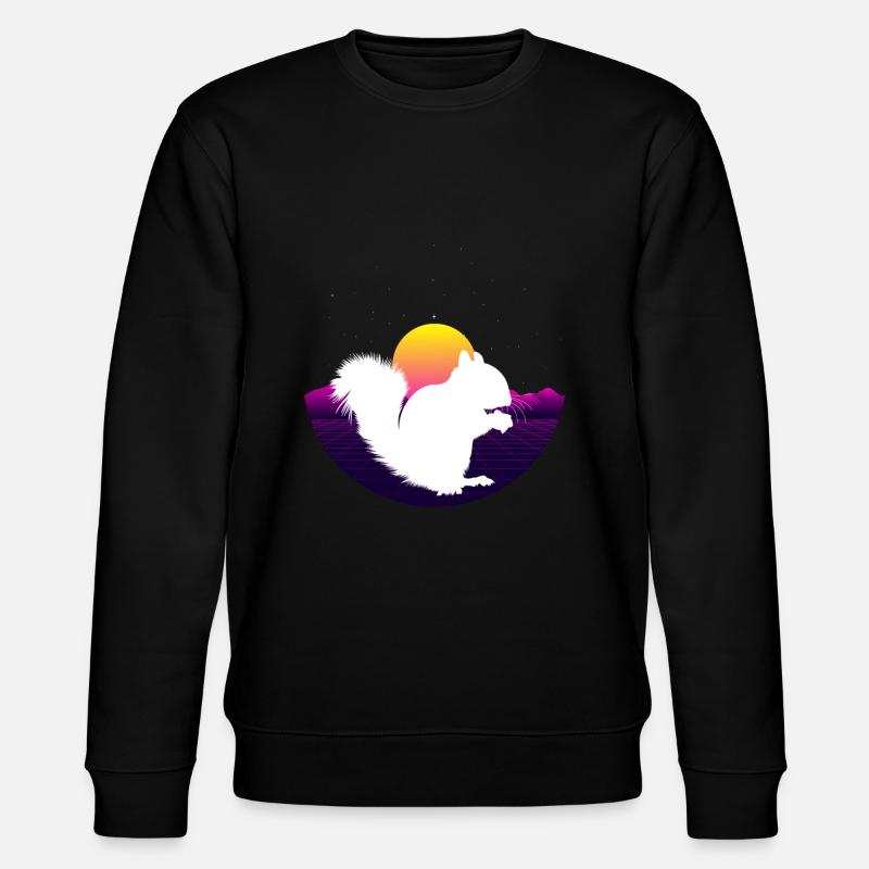 Squirrel - Stanley/Stella CHANGER Unisex Organic Sweatshirt - black