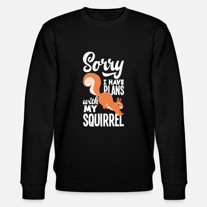 Squirrel - Stanley/Stella CHANGER Unisex Organic Sweatshirt - black