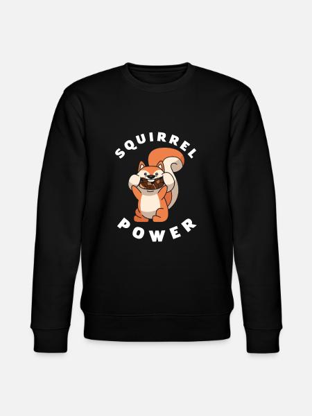 Squirrel - Stanley/Stella CHANGER Unisex Organic Sweatshirt - black