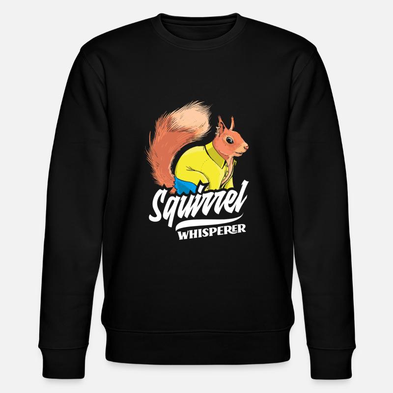 Écureuil - Sweat bio CHANGER Stanley/Stella Unisexe - noir