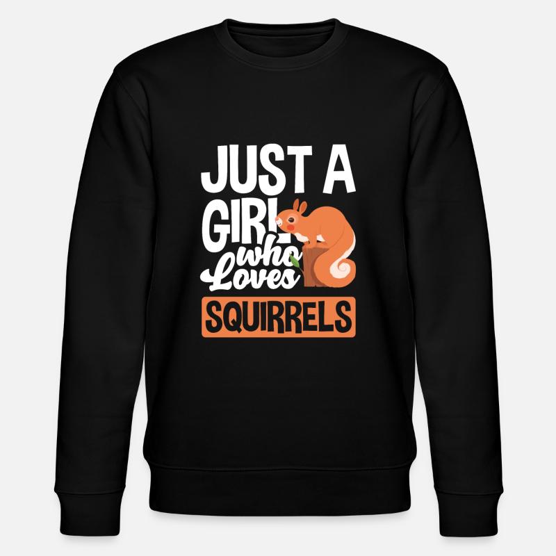 Écureuil - Sweat bio CHANGER Stanley/Stella Unisexe - noir