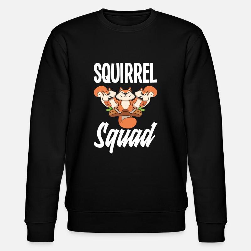 Écureuil - Sweat bio CHANGER Stanley/Stella Unisexe - noir