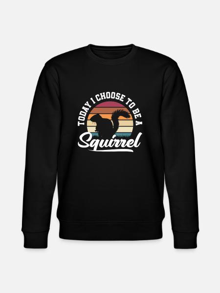 Squirrel - Stanley/Stella CHANGER Unisex Organic Sweatshirt - black