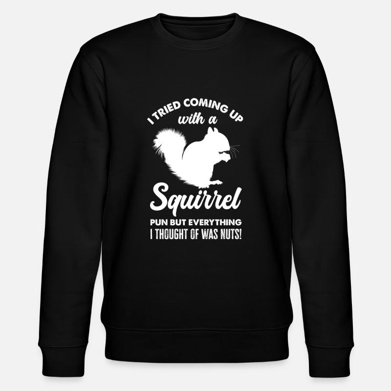 Écureuil - Sweat bio CHANGER Stanley/Stella Unisexe - noir