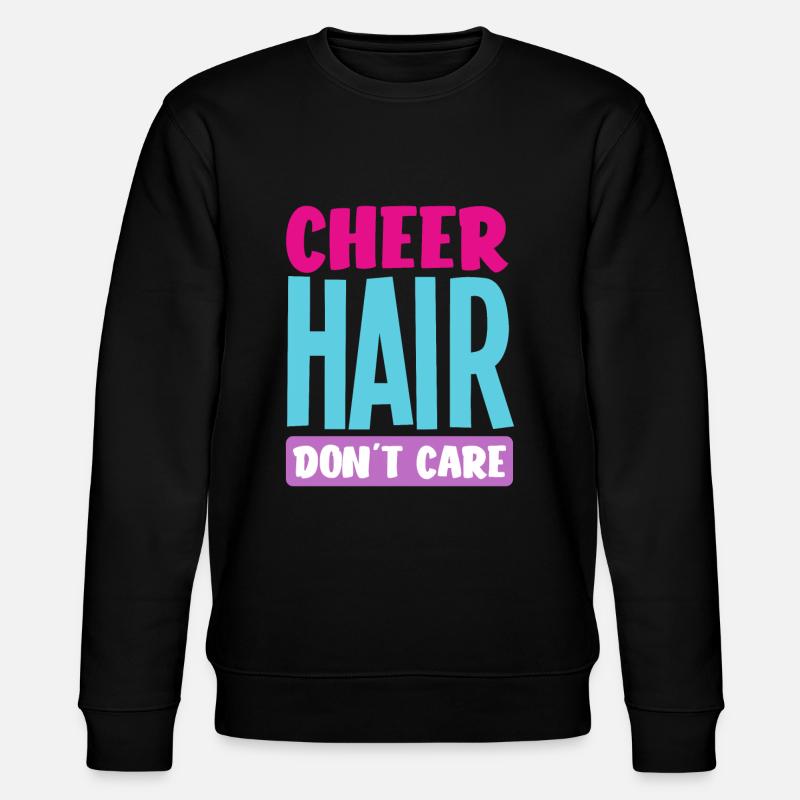 Lustiges Cheerleader Cheerleading Geschenk - Stanley/Stella Unisex Bio-Sweatshirt CHANGER  - Schwarz