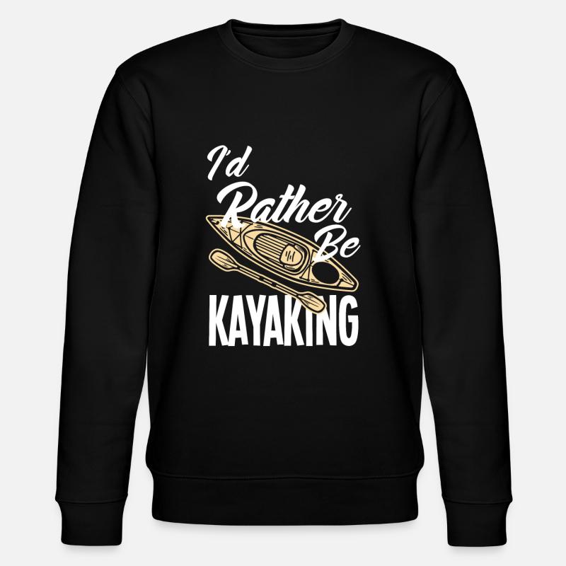 Kayak Canoe - Stanley/Stella CHANGER Unisex Organic Sweatshirt - black