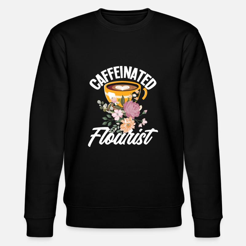 Florist Kaffee - Stanley/Stella Unisex Bio-Sweatshirt CHANGER  - Schwarz