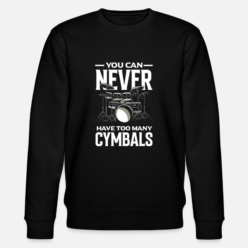 Schlagzeug Schlagzeuger Geschenk - Stanley/Stella Unisex Bio-Sweatshirt CHANGER - Schwarz