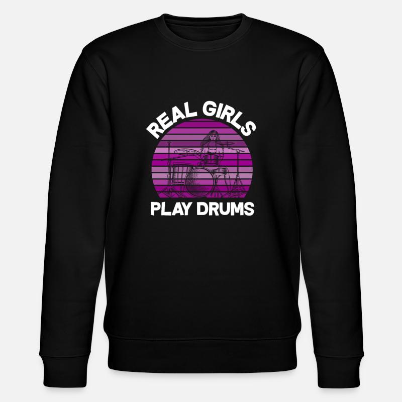 Drums Girl Drummer Gift - Sweat bio CHANGER Stanley/Stella Unisexe - noir