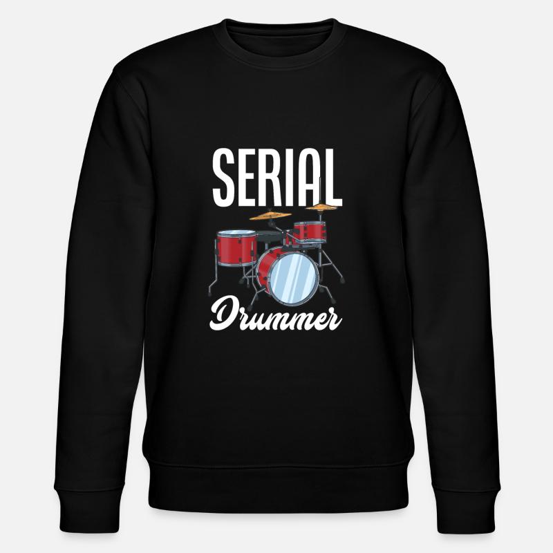 Drums Drummer Gift - Sweat bio CHANGER Stanley/Stella Unisexe - noir