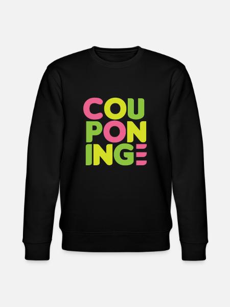 Funny Extreme Couponing Coupon Gift - Stanley/Stella CHANGER Unisex Organic Sweatshirt - black