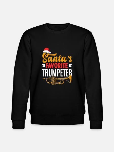 Trumpet Trumpeter Trumpet Player - Stanley/Stella CHANGER Unisex Organic Sweatshirt - black