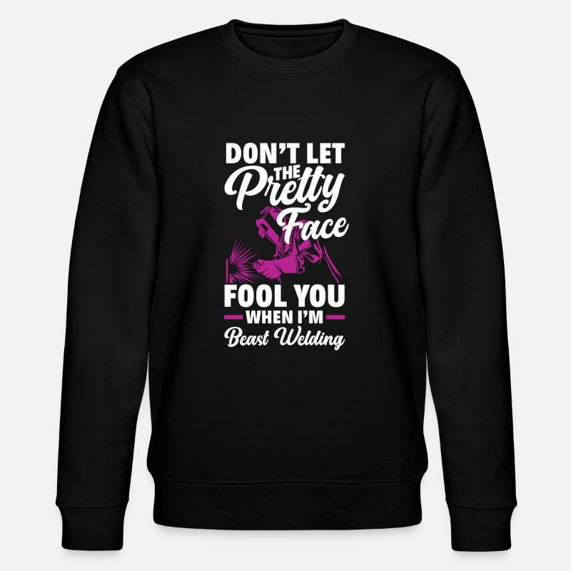 Lustiges Schweißer Geschenk - Stanley/Stella Unisex Bio-Sweatshirt CHANGER  - Schwarz