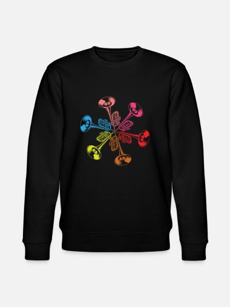 Trumpet Trumpeter Trumpet Player - Stanley/Stella CHANGER Unisex Organic Sweatshirt - black
