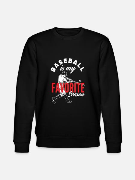 Lustiger Baseball - Stanley/Stella Unisex Bio-Sweatshirt CHANGER  - Schwarz