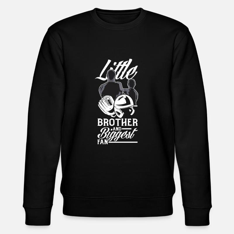 Lustiger Baseball - Stanley/Stella Unisex Bio-Sweatshirt CHANGER  - Schwarz