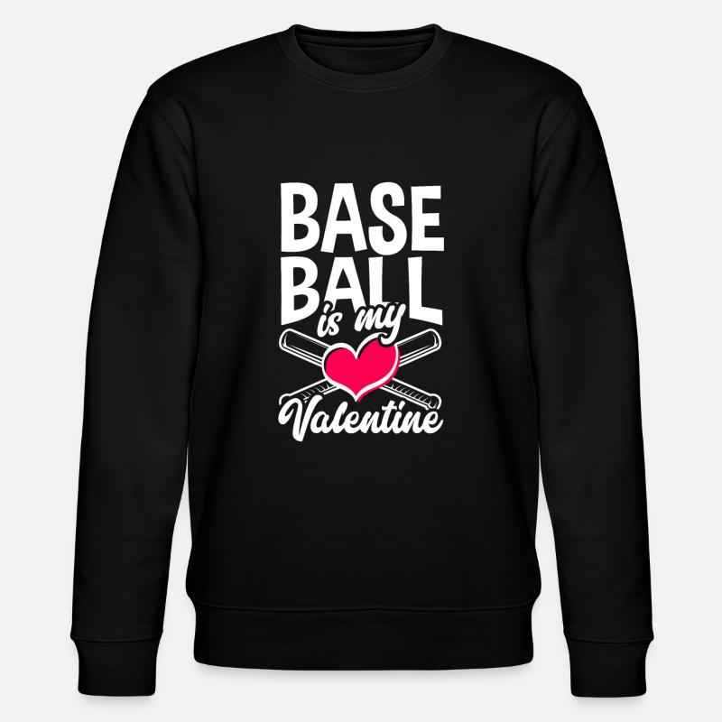 Funny Baseball - Stanley/Stella CHANGER Unisex Organic Sweatshirt - black