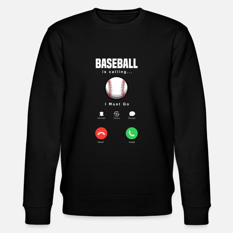 Drôle de baseball - Sweat bio CHANGER Stanley/Stella Unisexe - noir