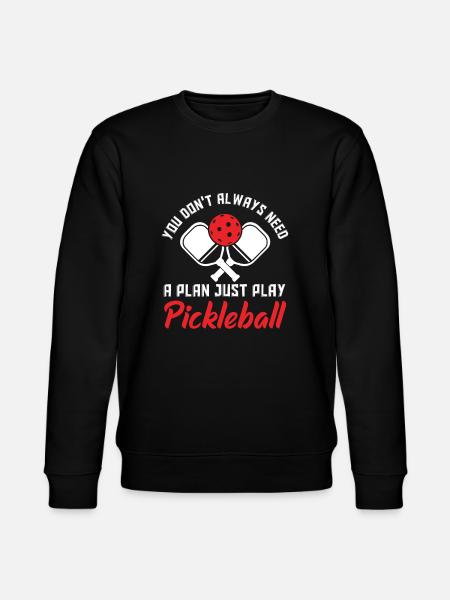 Lustiges Pickleball Geschenk - Stanley/Stella Unisex Bio-Sweatshirt CHANGER - Schwarz