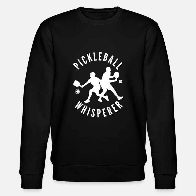 Lustiges Pickleball Geschenk - Stanley/Stella Unisex Bio-Sweatshirt CHANGER  - Schwarz