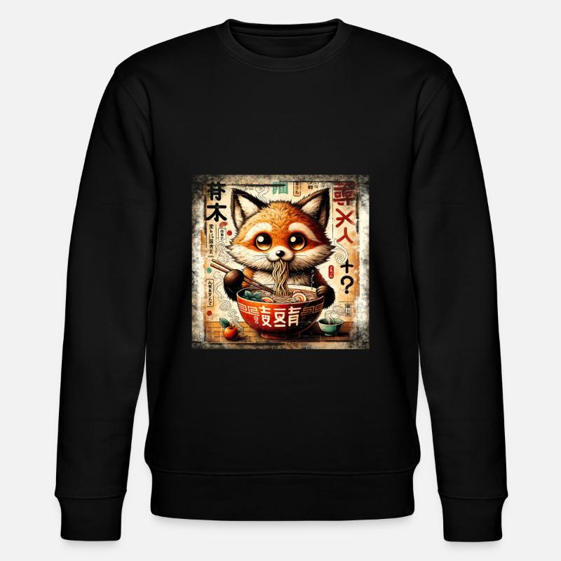 Ramen Fox Grunge Style d’affiche - Sweat bio CHANGER Stanley/Stella Unisexe - noir